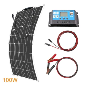 Best 12V Flexible Solar Panel 200W  Bendable Waterproof Monocrystalline -Free Shipping- Techvett