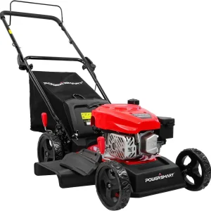 Lawn Mower Gas Powered, 18-Inch 144cc Engine 3-in-1 Lawn Mower, Free Shipping - Techvett
