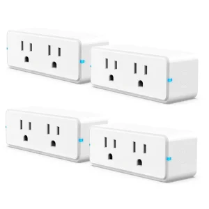 Popular.Dual Smart Plug 4 Pack, 15A WiFi Bluetooth Outlet, Work with Alexa and Google Assistant, 2-in-1 Compact Design - AliExpress  - Ships From : United States