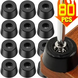8/80Pcs Rubber Pads Floor Protectors Non-slip