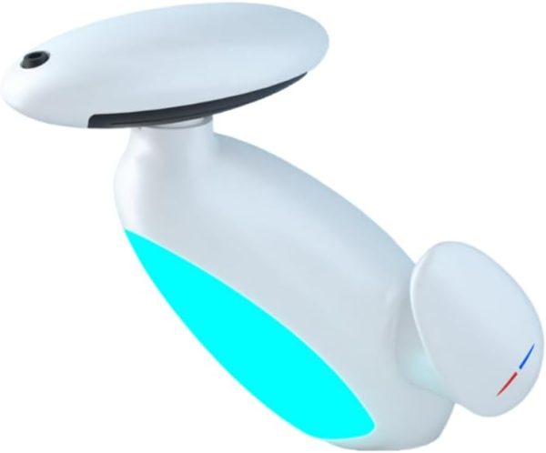 31R2ZCu3YNL._AC_.jpg Modern LED Bathroom Faucet, 360° Rotating Pull-Out Sprayer, 4 Water Flow Modes (White) –