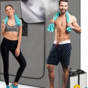 2 Person Full Body Sauna - Updated Version - Portable Sauna for Home Relaxation, Muscle Recovery and Skin Health