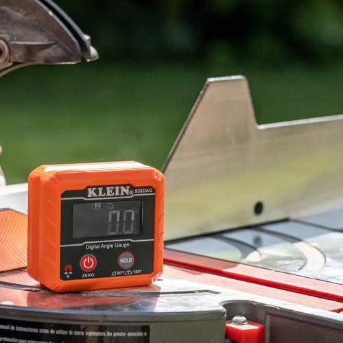 Klein Tools 935DAG Digital Angle Gauge & Electronic Level, 0–90° and 0–180° Measurement Ranges-Techvett-Free Shipping