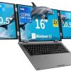 KOOFORWAY Triple Screen Laptop 16” + Dual 10.5”, Core i7-12700H, 32GB RAM, 2TB SSD, Windows 11 Pro-Free Shipping to Jamaica/No Import Charges!!!