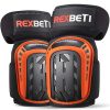 REXBETI Heavy Duty Knee Pads for Work & Construction, Anti-Slip Foam Gel Knee Protection with Strong Straps for Gardening, Flooring & Cleaning-Free Shipping to Jamaica/No Import Charges!!!
