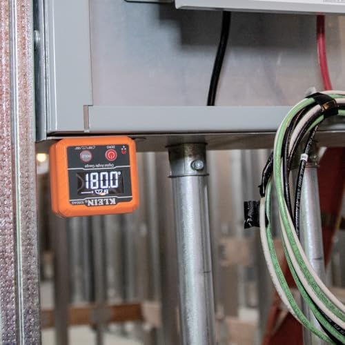 Klein Tools 935DAG Digital Angle Gauge & Electronic Level, 0–90° and 0–180° Measurement Ranges-Techvett-Free Shipping