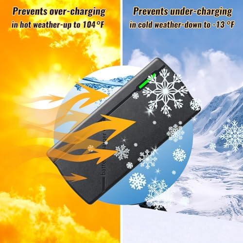 14.6V 10A LiFePO4 Battery Charger – Fast Charging, High Efficiency, LED Indicator & Overheat Protection for 12V Lithium Iron Phosphate Batteries-Free Shipping to Jamaica/No Import Charges!!!