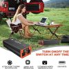 TOPBULL 3000W Power Inverter (6000W Peak) | 12V DC to 110V AC Converter with LED Display, Dual AC Outlets, USB Port | Car, RV & Home Backup Power | Free Shipping to Jamaica / No Import Charges