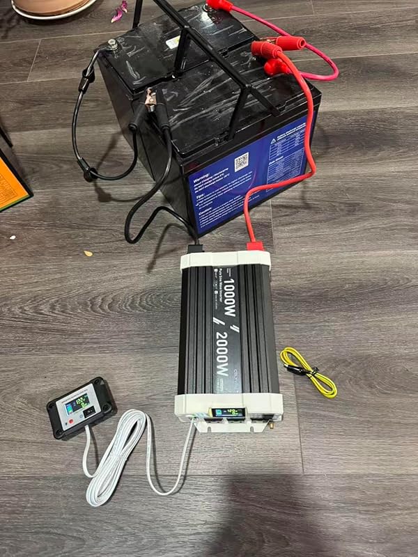 3000W Pure Sine Wave Inverter 12V DC to 110V/120V AC with USB, Type-C, Remote Control & LCD for RV, Solar & Emergency Power-Free Shipping to Jamaica/No Import Charges!!!