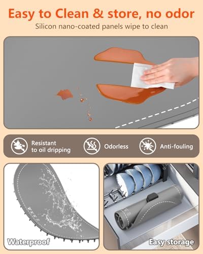 Seenlast Electric Food Warming Mat with Adjustable Temp & Timer, 10-Second Fast Heating Buffet Heating Pad-Techvett-Free Shipping